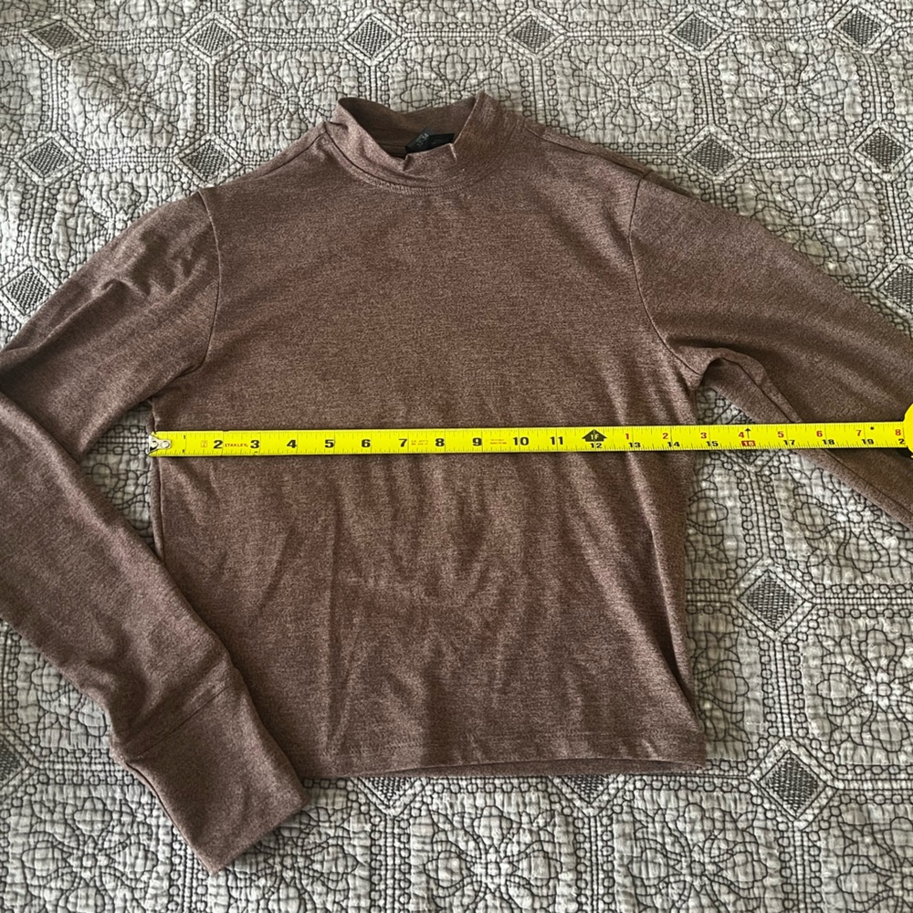 XS Zobha brown long sleeve shirt